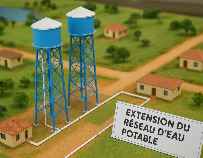 Extension du réseau d’eau potable